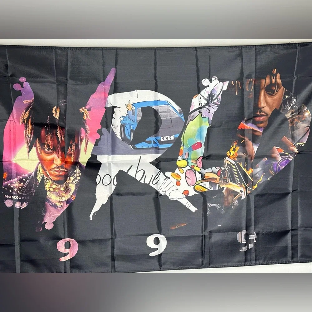 Juice WRLD Banner Tapestry 5x3Ft. (Polyester)With 4 Grommets